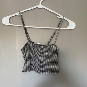 *Gently Used* Gingham Crop Top
